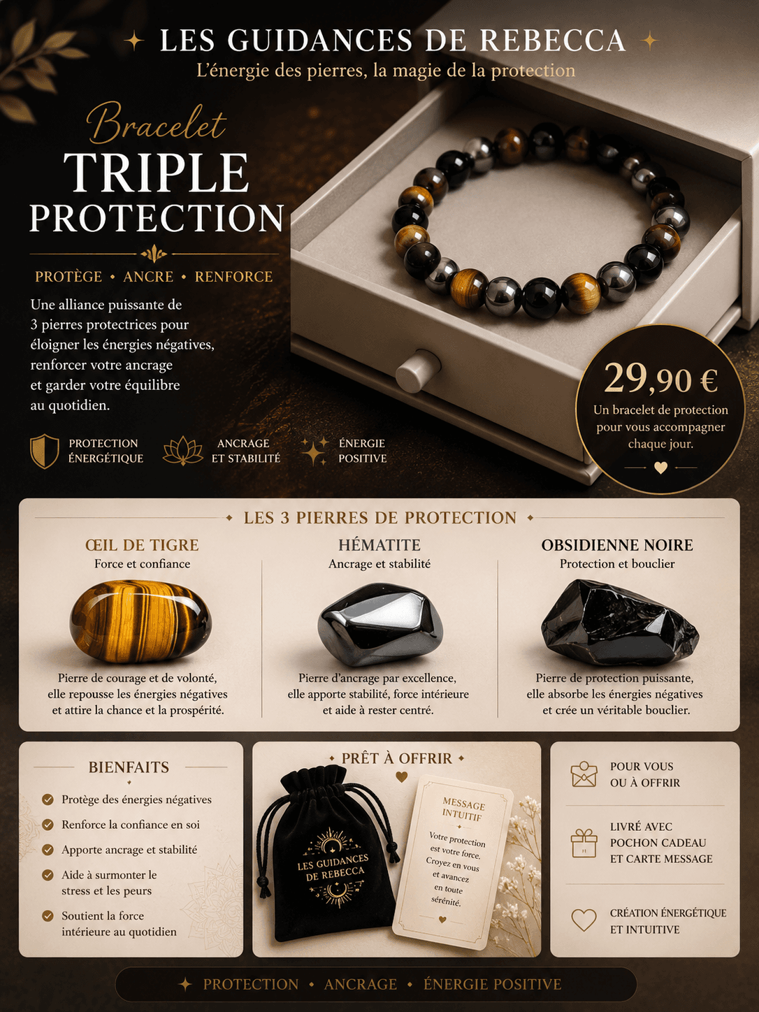 Photo complémentaire Bracelet Triple Protection